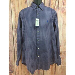 Polo Ralph Lauren Mens L/S Classic Fit Dress Shirt Large NWT